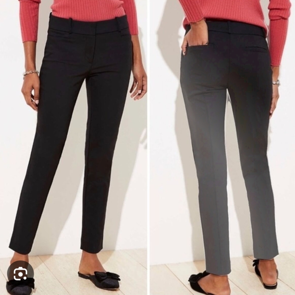 NWOT LOFT Marisa Black Pants 0